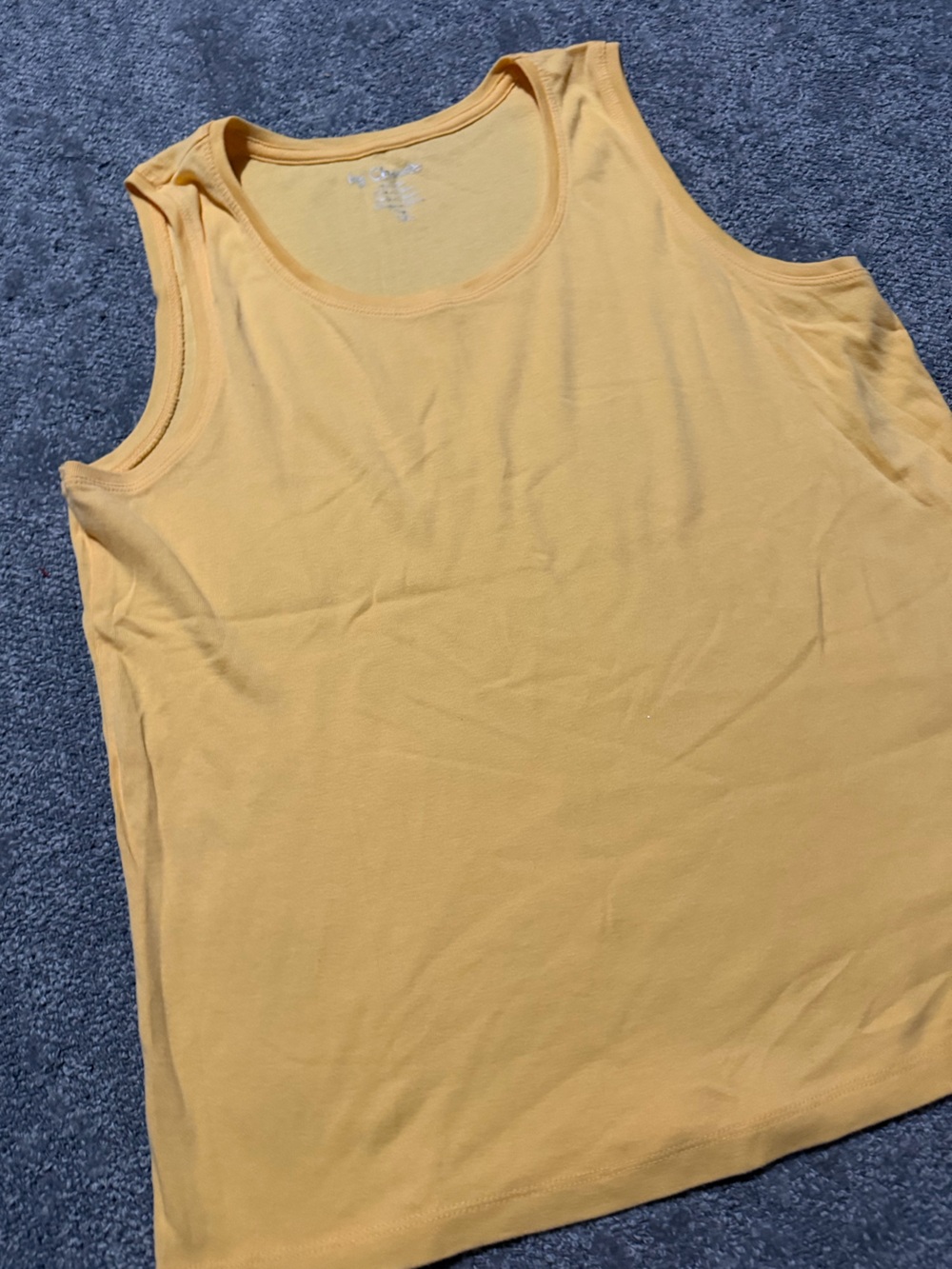 CHICO’S 100% cotton women’s yellow tank‎ top size 3(XL) amazingly soft